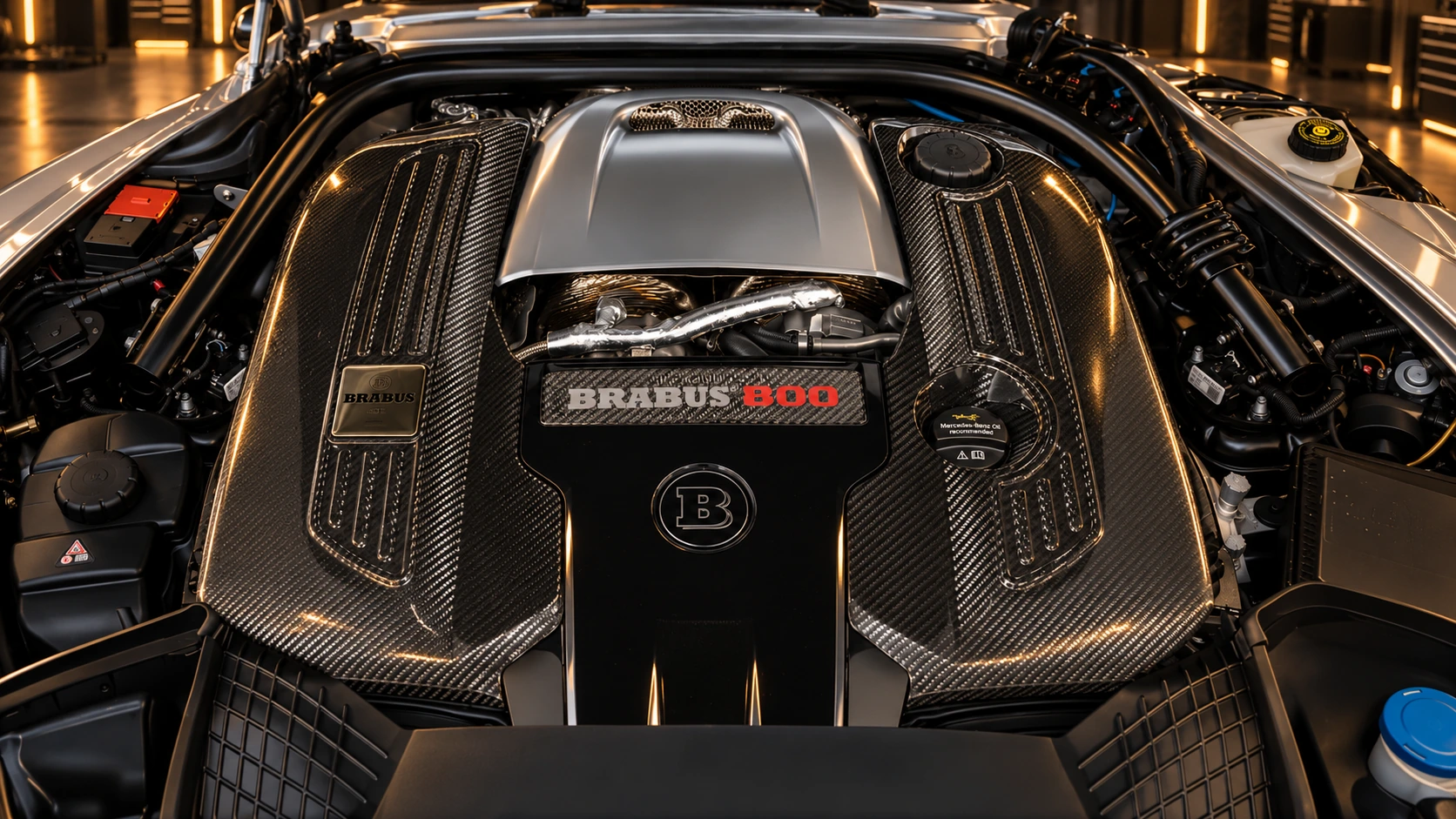 G Brabus 800 / motorový priestor